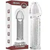 Juguetes Agradables para las Cuatro Bestias Elementales: Dragón Verde, Tigre Blanco, Ave Roja, Dragón Negro, Cubierta de Colmillo de Lobo de Cristal Transparente con Escama de Dragón, Juguete Sexual