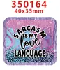 Acessórios Acrílicos com Glitter Transfronteiriços Resina Acessórios para Joias DIY Patches Grampo de Cabelo Presilha de Cabelo Gt-Sw23-157165