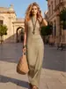 2026 Novo Vestido Feminino Europeu e Americano Transfronteiriço Amazon Slim-Fit Fashionável e Elegante Sem Mangas com Gola Halter