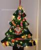 Árvore de Natal especial de feltro transfronteiriça novo pingente decorativo de não tecido brinquedos educativos DIY árvore de Natal tridimensional