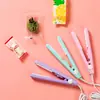 Bolsa Transparente Helada de Plástico para Helado, Bolsa Creativa de Dibujos Animados Auto-sellante de Grado Alimenticio, Bolsa Sencilla de Embalaje para Paleta de Hielo de Verano