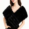 Nuevo Chal Cálido de Felpa Imitación Piel Estilo Aristocrático Elegante y de Moda para Mujer Otoño e Invierno Bodas Banquetes Gama Alta