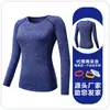 Pro Esportes Femininos Roupas Apertadas Estiramento Manga Comprida Roupas de Fitness Secagem Rápida Emagrecimento Corrida Basquete Yoga T-shirt F8021