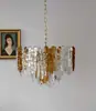 Candelabro de Vidrio Medieval Italiano Murano Lámpara de Sala de Estar Dormitorio de Villa de Vidrio Rosa Francés Candelabro de Vidrio