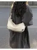 Bolso Cruzado Casual de Moda 2026, Gran Capacidad, Piel Suave Retro, Bolso Tipo Dumpling Plegado, Bolso de Mujer, Estilo Nicho Coreano