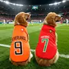 Ropa para Perros Edición Verano con Ventilador Camiseta Temática Copa Mundial 2026 Ropa para Mascotas Pequeña Mediana Grande Camiseta Uniforme de Fútbol