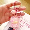 Sueño de Nube Campanita Llavero Creativo Acrílico Arena Líquida Relleno de Aceite Muñeca Colgante Creativo Regalo Pequeño Lindo para Niñas