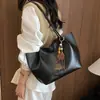 Bolsa de Commuter Maillard para Mulheres 2026 Nova Moda Outono/Inverno Retro Bolsa Tote de Grande Capacidade Bolsa de Ombro de Alta Qualidade