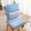 Cojín de una pieza con respaldo integrado para Otoño e Invierno, Cojín de asiento para silla de oficina, Cojín suave para trasero de taburete de estudiante para aula y dormitorio
