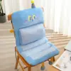 Cojín de Seda de Hielo y Látex de Una Pieza para Verano, Cojín para Asiento de Oficina, Cojín Grueso Integrado para Glúteos con Respaldo para Dormitorio de Estudiantes