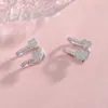 Clip de Oreja de Corazón de Doble Capa con Diamantes Completos, No Requiere Perforación, Estilo Chanel de Lujo Ligero, Modelo Más Vendido en Xiaohongshu, Ear Cuff de Zirconia con Forma de Corazón para Mujer