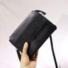 Bolsa para teléfono móvil de color sólido que combina con todo, bolso de mujer bandolera 2021 nueva moda estilo coreano a la moda, bolso pequeño, mini bolsa de cuero suave para teléfono móvil