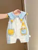 Roupas para Bebês e Crianças Pequenas, Estilos Finos de Verão, Roupas Dopamina Super Fofas para Crianças Pequenas, Roupas para Uso Externo, Macacões de Verão para Bebês
