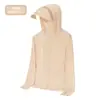 Ropa de Protección Solar para Mujer UPF50+ Protección UV Transpirable Sensación de Hielo Ropa de Protección Solar para Hombre Ropa de Protección Solar de Seda de Hielo para Mujer Verano