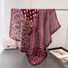 Bufanda Cuadrada Grande de Seda Artificial para Mujer, Primavera y Verano, Delgada, para Viaje, Protector Solar, Chal, 90x90cm, Bufanda, Bufanda Decorativa, Pañuelo para la Cabeza