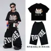 Roupas Infantis da Moda Street Dance Hip-Hop Conjuntos para Crianças Calças de Moletom Personalizadas para Meninos Conjunto Estiloso para Apresentações