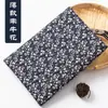 Tecido Estampado Azul Wuzhen Estilo Étnico Chinês Toalha de Mesa Batik Azul Tecido de Algodão e Linho Floral Caminho de Mesa Algodão e Linho