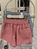Shorts de pierna ancha talla grande para chica rellenita, verano para mujer, estilo coreano, holgados, adelgazantes, cintura alta, pantalones cortos calientes de playa japonesa, pantalones de pijama, ropa exterior
