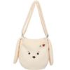 Bolsas Outono e Inverno para Mulheres 2026 Outono e Inverno Nova Bolsa de Lã de Cordeiro Branca Estilo Coreano Bolsa de Mão para o Dia a Dia Bolsa Transversal Peluda