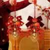 Adornos de Caqui para Año Nuevo y Festival de Primavera para Decoración de Interiores, Montaje de Ambiente de Año Nuevo, Colgantes de Frutas de la Fortuna para Puerta de Entrada