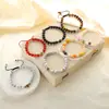 Amazon Nuevo 100 Idiomas Te Amo Pulsera de Piedra Natural Ojo de Tigre Pulsera Tejida a Mano para Pareja