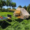 Ventas de Fábrica Carpa Inflable para Exterior Totalmente Automática Portátil Sin Construcción Impermeable Tela de Algodón Grande Equipo de Camping