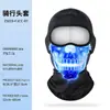 Gorro con Estampado de Calavera Original para Exteriores Transfronterizo, Protector Solar Personalizado de Cara Completa, Máscara de Ciclismo Transpirable de Secado Rápido para Hombres y Mujeres