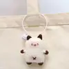 Colgante de gato siamés tejido a mano terminado adornos de muñeca tejidos a ganchillo colgante de llavero tejido accesorios para bolso