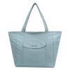 Moda Transfronteriza 2025 Versátil Sencillo Color Sólido Gran Capacidad Viaje Diario Estilo Casual Bolso Tote Estudiante Ocio Bolso de Hombro