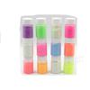 Polvo Luminoso de 12 Colores Polvo Perlado Vela 20g Brillo Polvo Fluorescente Manicura DIY Relleno de Pegamento de Cristal Brillante Decorativo