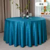 Hotel restaurante banquete de casamento toalha de mesa redonda saia toalha de mesa banquete toalha de mesa tecido grande floral jacquard toalha de mesa espessa