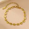 BS0026 Pulsera de cadena cubana minimalista transfronteriza europea y americana, nueva pulsera de joyería de cadena geométrica multicapa para mujer