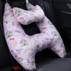 Almohada para Coche para Prevenir Tensión en el Cuello, Reposacabezas de Coche de Dibujos Animados Lindo, Almohada de Soporte para el Cuello, Reposacabezas de Coche para Niños, Gadget para Dormir en el Asiento Trasero