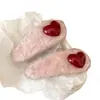 Pinza para el Cabello de Lana Rosa con Forma de Corazón para Niña Dulce 2026 Nuevo Estilo Pinza para Flequillo Lateral Horquilla Infantil Pinza BB Accesorio para el Cabello