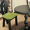 Cadeira de Jantar Vintage em Madeira Maciça Estilo Francês, Cadeira para Uso Doméstico com Encosto, Cadeira Estilo Mid-Century Wabi-Sabi, Mesa e Cadeira Simples e Luxuosas para Restaurante de Hotel