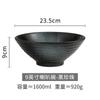Tazón de Trompeta de Cerámica de Comercio Exterior para Uso Doméstico, Tazón Retro para Mezclar Fideos Ramen y Arroz, Tazón Cónico para Restaurante Japonés, Tazón para Pasta y Ensalada