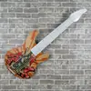 Decoração de Guitarra de Ferro Retrô Pendurada na Parede Criativa para Casa Quarto Bar Restaurante Modelo de Instrumento Musical Pingente Parede Metabo