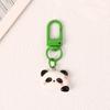 Chaveiro Criativo Fofo de Desenho Animado Panda Chaveiro Fresco de Resina Acessórios Pingente para Mochila Joia de Metal Presente