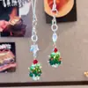 Más de diez piezas de cuentas de vidrio para árbol de Navidad de color de serie, colgantes para teléfono móvil, accesorios para carcasa de teléfono móvil, llavero
