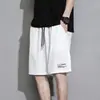 Pantalones Cortos Deportivos para Hombre Marca de Moda Verano Pantalones Finos de Cinco Puntos Ropa Exterior de Moda Pantalones Casuales Americanos Sueltos Talla Grande Pantalones de Baloncesto