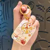 Chaveiro Giratório Capivara Divertida Pingente Desenho Animado Giratório Brinquedo Anti-Stress Infantil Decoração de Mochila Pequeno Presente
