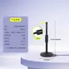 Suporte de Microfone com Disco Ponderado Todo em Metal para Mesa Instrumento de Conferência de Mesa Suporte de Microfone Ajustável para Mesa Nb-210A