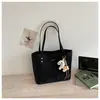 Bolsa Tote Retrô de Grande Capacidade Estilo Coreano para Mulheres 2026 Novo Modelo Simples Casual Tendência High-End Bolsinha de Ombro