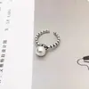 Anillo Mate de Alta Gama para Mujer, Estilo Simple y Genial, Anillo Abierto de Moda y Versátil, Anillo para Dedo Índice de Diseño de Nicho