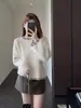 Fragancia Atmosférica y Noble Diseño Contrastante Tejido de Punto para Mujer Nuevo Estilo Otoño e Invierno 2025 G111906