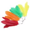 Vara para Gato Engraçada com Sino Cabeça de Pena Grande Flutuante Multicolorida de Reposição para Aliviar o Tédio Brinquedo para Gato Pena Resistente a Arranhões e Mordidas Brinquedo para Animal de Estimação