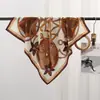 70 Bufandas de Seda con un Toque de Lujo, Moda Coreana Versátil Profesional Bufandas Pequeñas de Seda Imitación, Bufandas de Seda Estampadas Retro para Mujeres