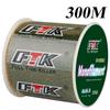 Ftk Linha Invisível de Cinco Cores 300,5m Camuflagem Linha de Nylon Linha de Pesca que Muda de Cor Linha Principal Resistente ao Desgaste Atacado