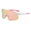 Novos Óculos de Sol Coloridos Esportivos para Uso Externo e Ciclismo Noturno, com Proteção contra Vento, que Mudam de Cor, para Homens e Mulheres