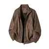 2026 Nueva Chaqueta Casual de Comercio Exterior para Hombre Estilo Retro Americano Desestructurada Tie-Dye Holgada con Cuello Alto para Hombre